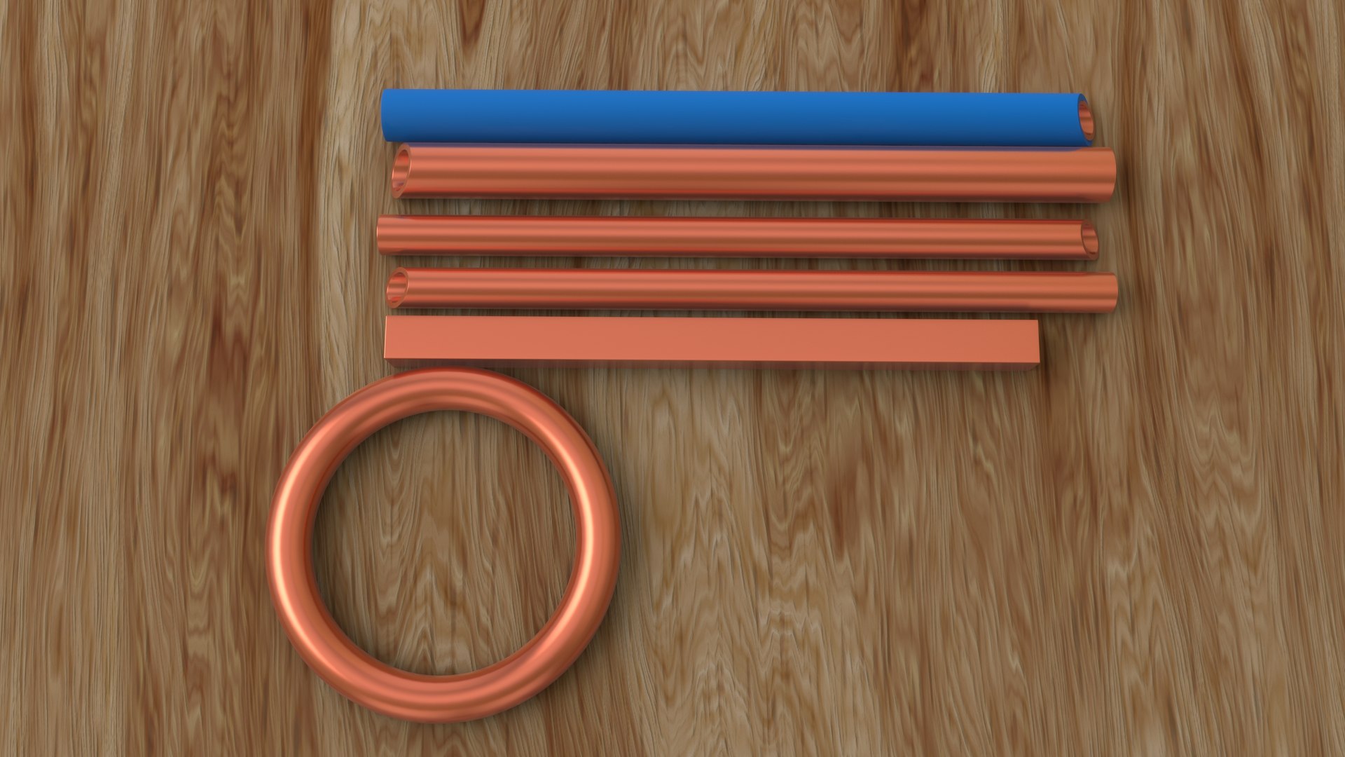 3D Copper Tubing Model - TurboSquid 2325024