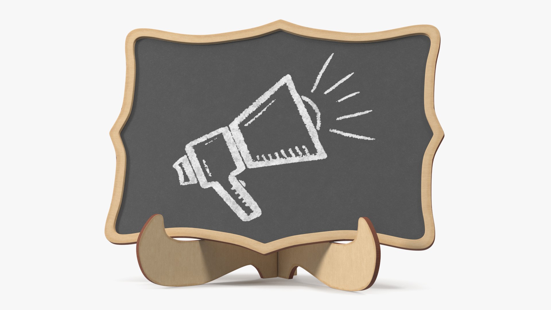 Small Chalkboard Labels 3D model preview