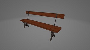 victorian station railway 3D model