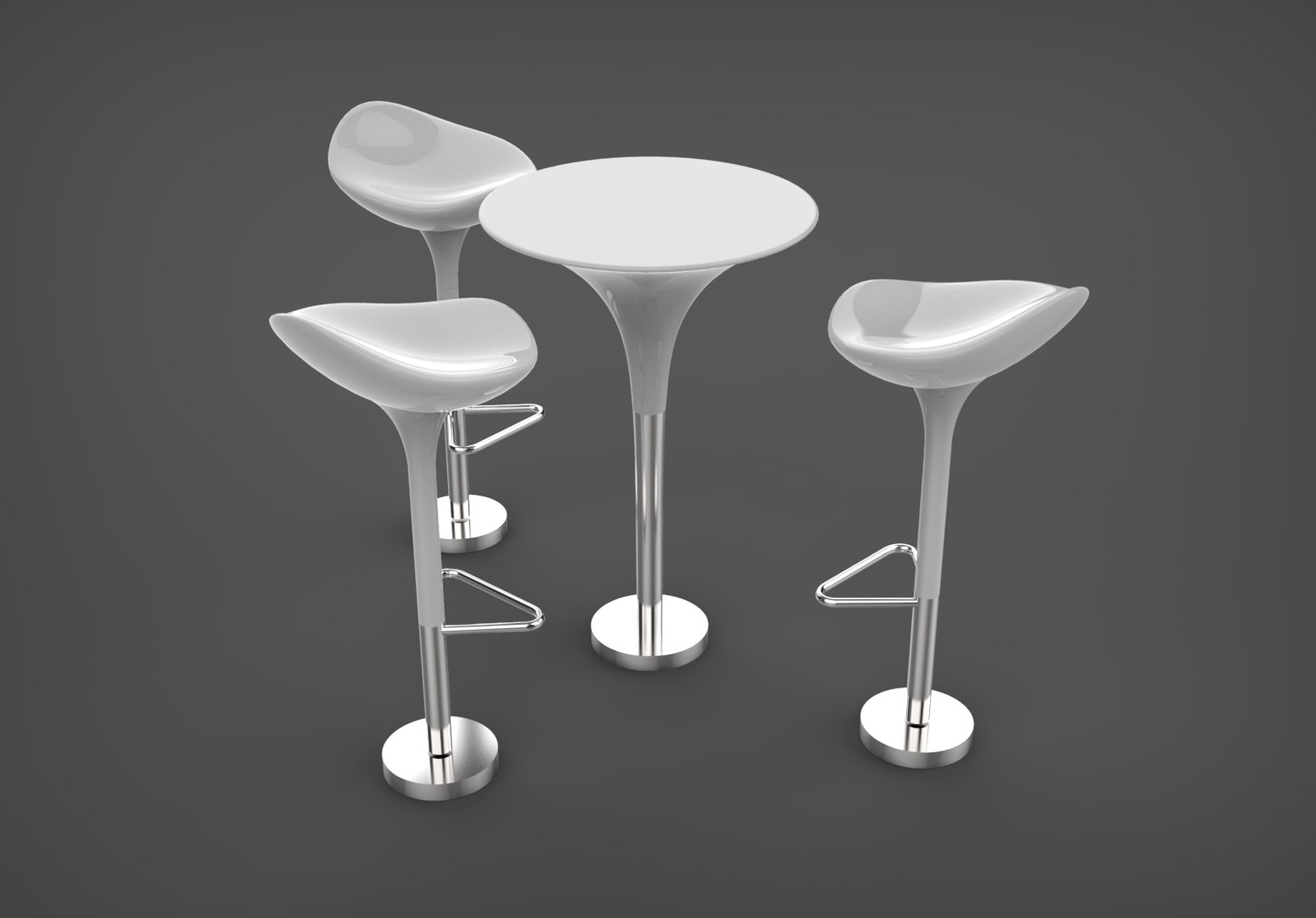 Lounge Table Chairs 3D Model TurboSquid 1389904