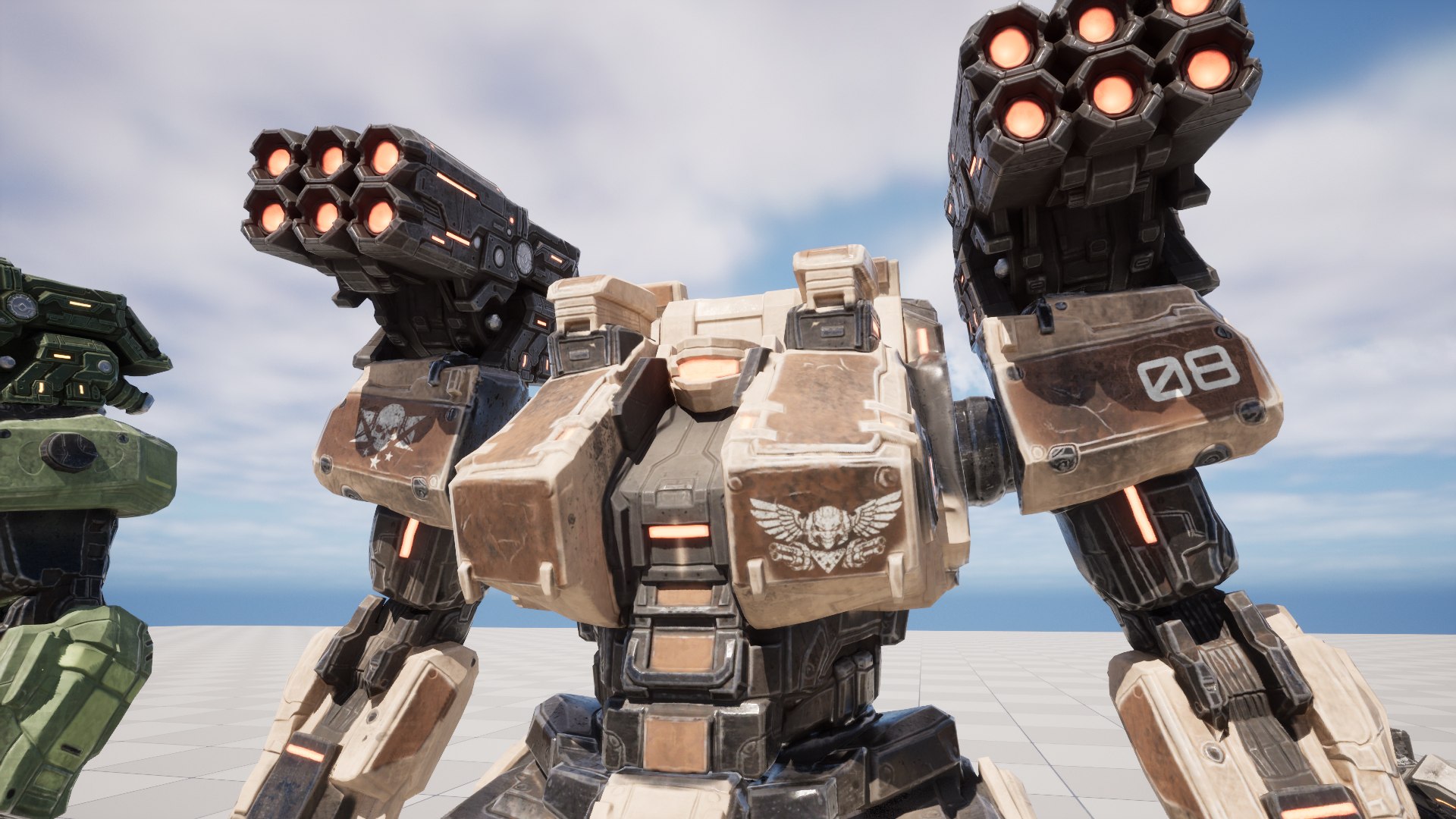 3D Heavy Mech model https://p.turbosquid.com/ts-thumb/jn/1uQecE/09/5/jpg/1776940773/1920x1080/fit_q87/752dcf525eafaaab3e3dcb4b4f7d55d0ce7a5ab3/5.jpg