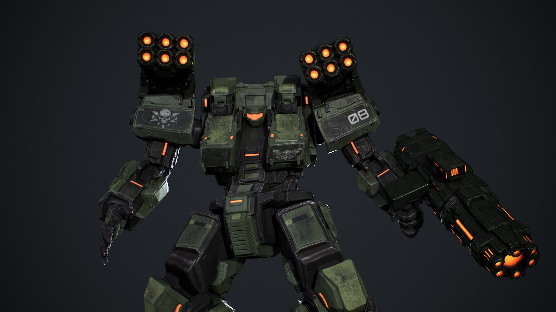 3D Heavy Mech model https://p.turbosquid.com/ts-thumb/jn/1uQecE/Uc/13/png/1776940746/1920x1080/fit_q87/32b023fbb50c7a2ba83edd44040ae7c34c2d4f8e/13.jpg