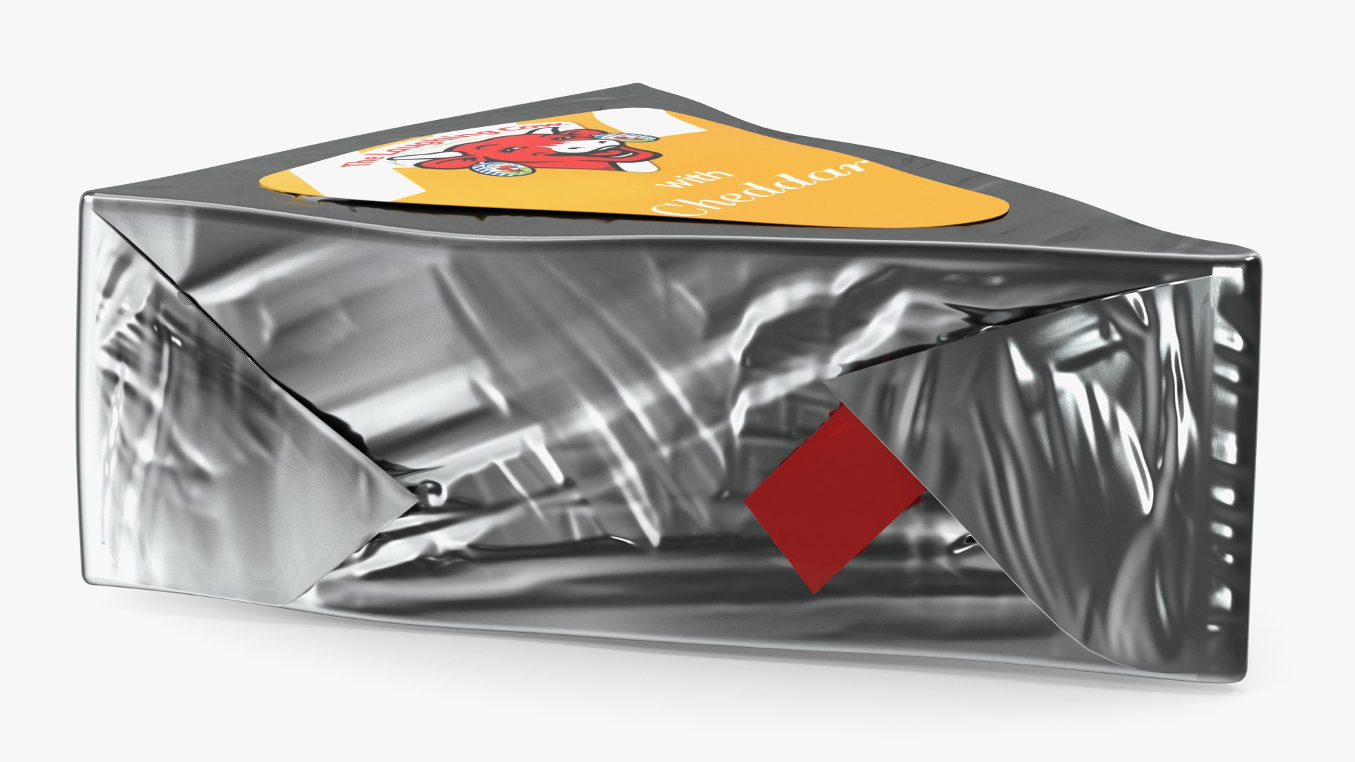 3D Creamy Cheese Box Laughing Cow Cheddar Triangles - TurboSquid 2155767