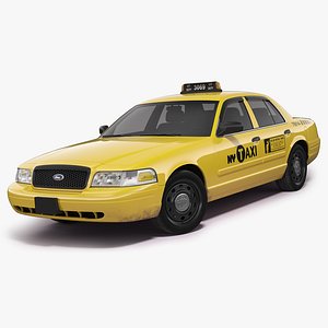 3D Ford Crown Victoria New York Taxi