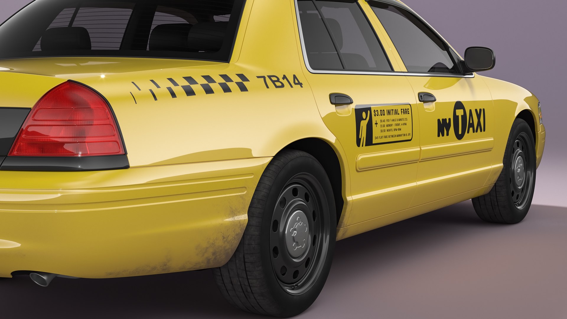 Ford Crown Victoria New York Taxi (Taxi Movie) pour GTA San Andreas