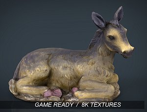 donkey native 3d model