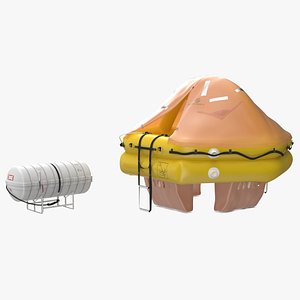 liferaft container 3D model