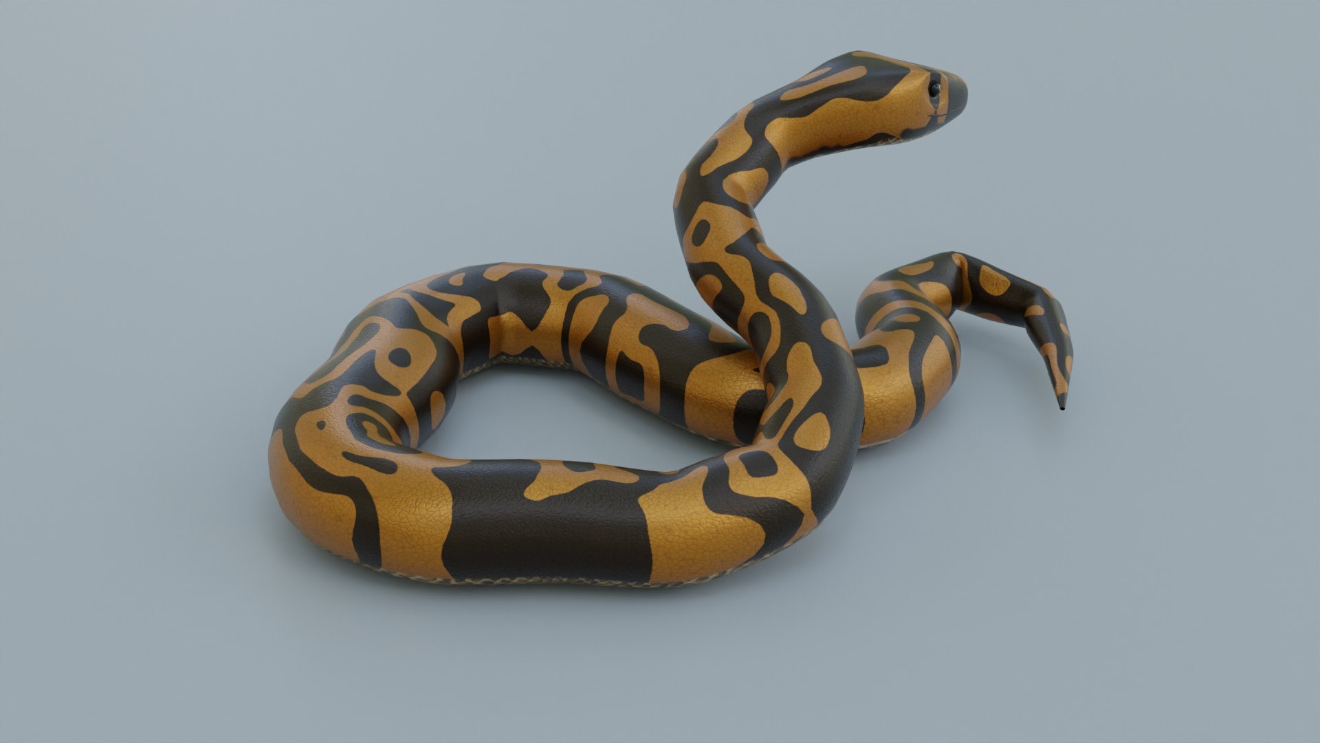 3D Model Python Snake - Low Poly- Game Ready - PBR - TurboSquid 1956671