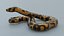 Python Snake - Low Poly- Game Ready - PBR