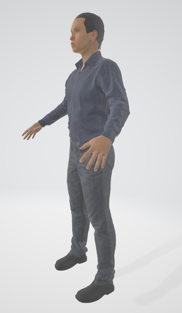Simple Human Character Model - TurboSquid 1607153