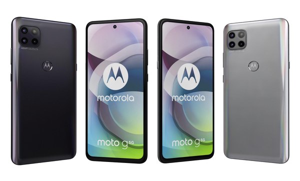 Motorola Moto G 5G Frosted Silver And Volcanic Gray 3D model