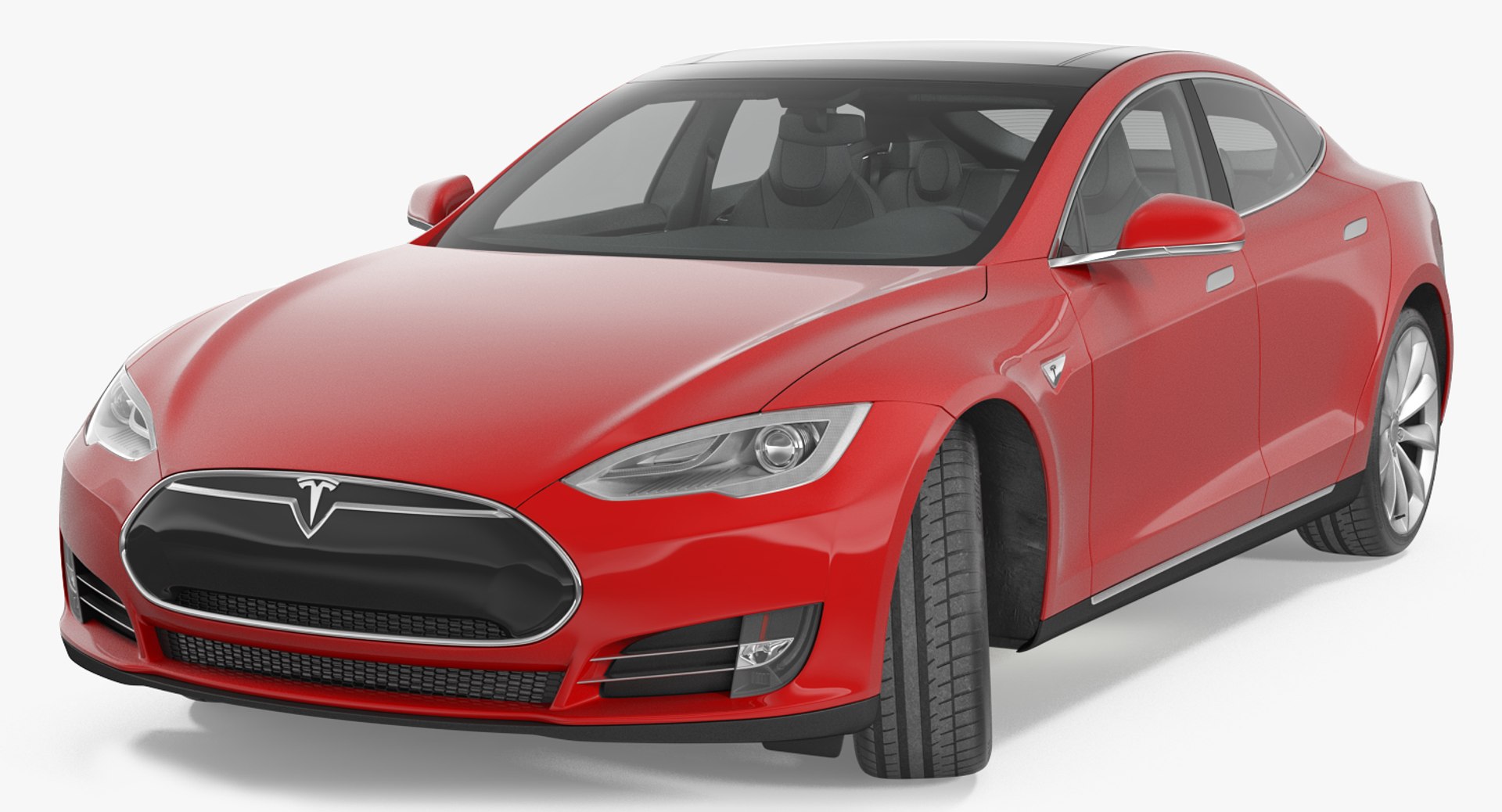 Tesla Model S 75 2015 Rigged 3D Model 3D model preview