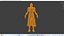 Rigged Sci-Fi Alien Character Animated Highpoly Asset