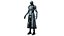 Rigged Sci-Fi Alien Character Animated Highpoly Asset