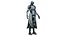 Rigged Sci-Fi Alien Character Animated Highpoly Asset