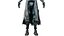 Rigged Sci-Fi Alien Character Animated Highpoly Asset