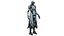 Rigged Sci-Fi Alien Character Animated Highpoly Asset