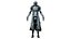 Rigged Sci-Fi Alien Character Animated Highpoly Asset