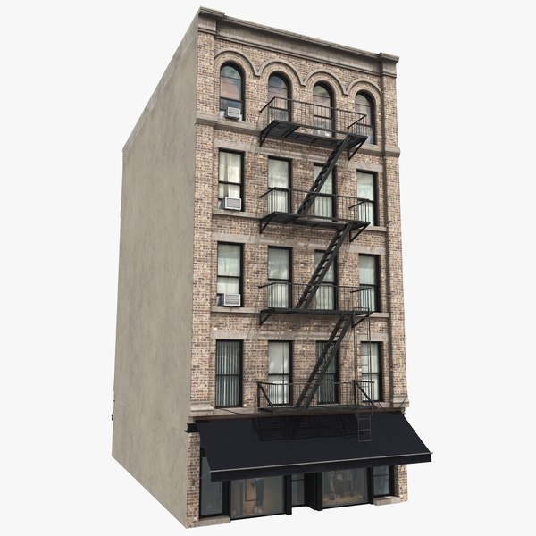 modelo 3d Manhattan Building 01, texturas 8K PBR - TurboSquid 1722689