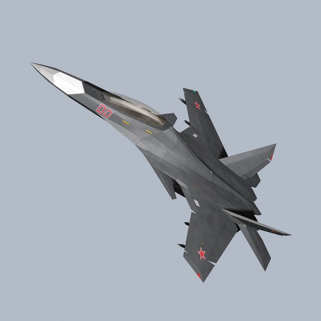 3D SU-35ZF- Stealth Multirole Fighter https://p.turbosquid.com/ts-thumb/jn/NoxMv2/2q/su35zfview17/jpg/1668335116/1920x1080/fit_q87/b238f1d9c1cda8e934ba4a81dc199da5cb8b63b9/su35zfview17.jpg