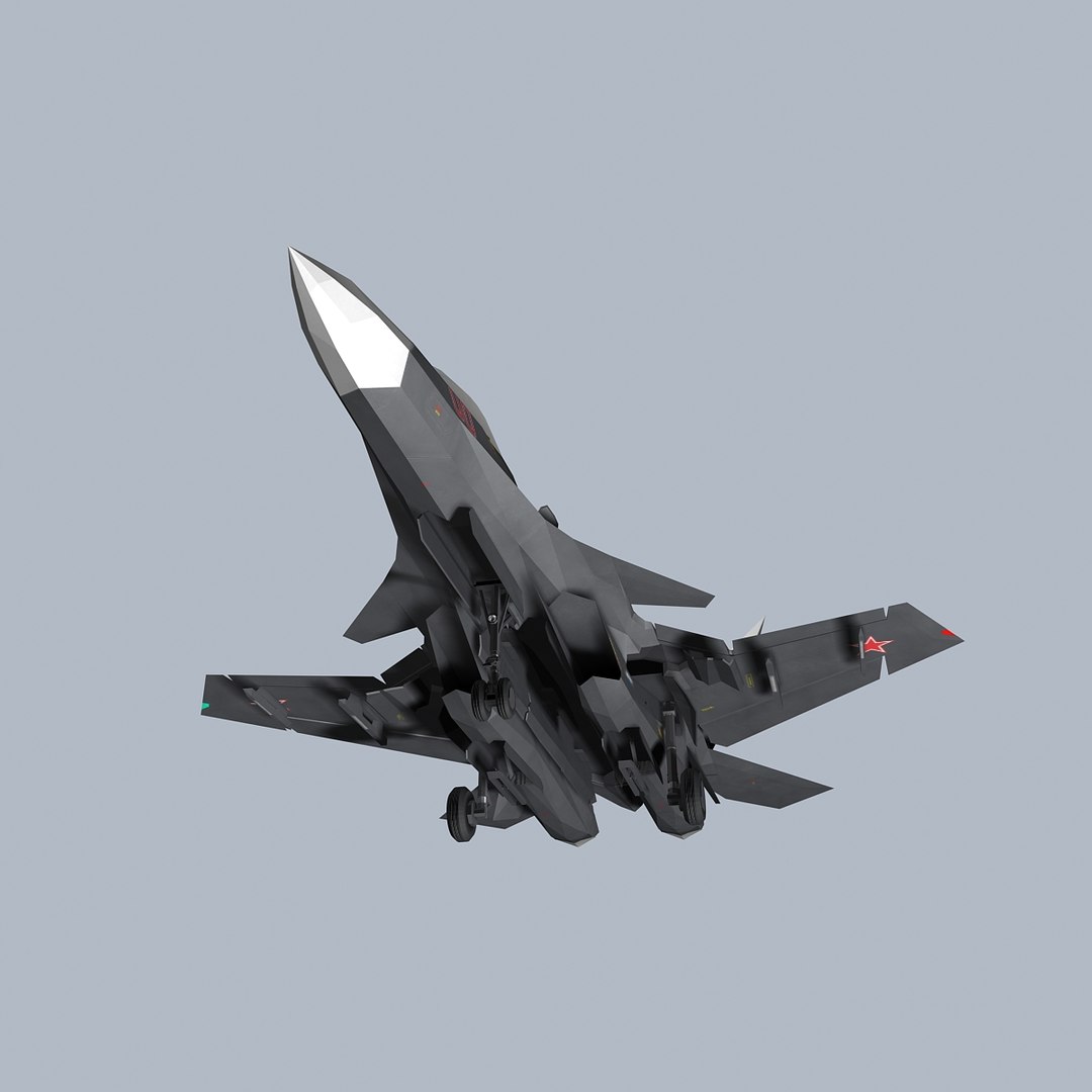 3D SU-35ZF- Stealth Multirole Fighter https://p.turbosquid.com/ts-thumb/jn/NoxMv2/j0/su35zfview28/jpg/1668335122/1920x1080/fit_q87/a34b204ba7d74d4d81c6f447ac22f4952cf7ba6f/su35zfview28.jpg