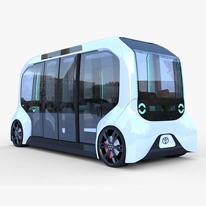 3D Toyota e-Palette exterior