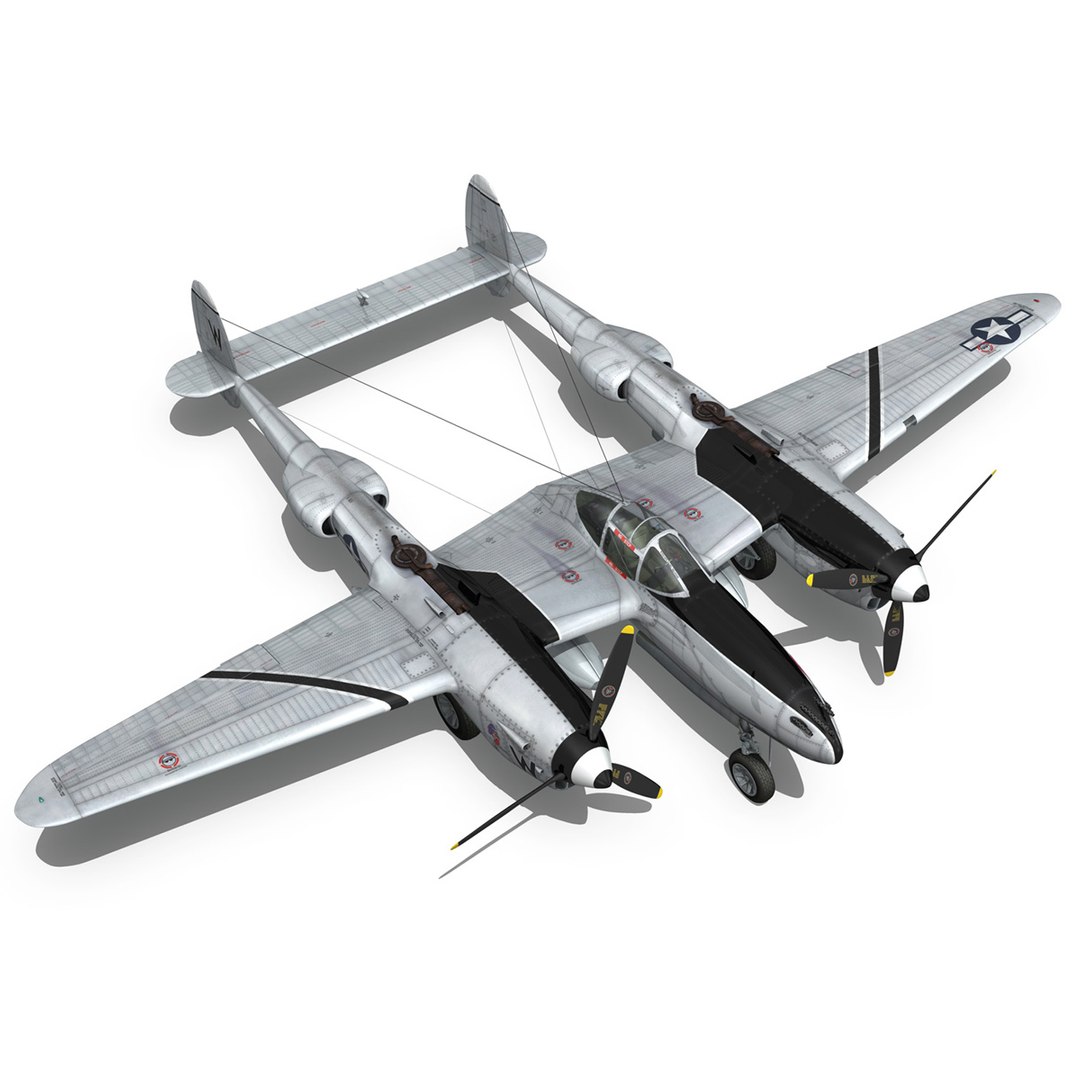 Lockheed Lightning - Wicked 3d Model