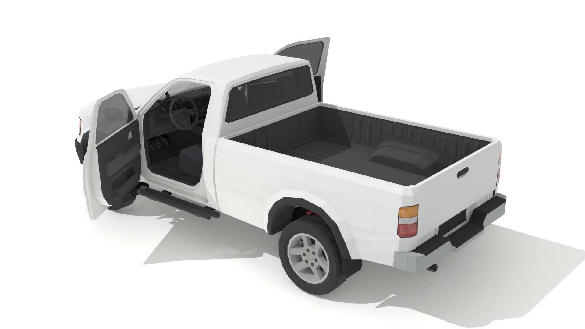 3 Generic low-poly pickups model https://p.turbosquid.com/ts-thumb/jn/Xcibsx/Uo/preview11/jpg/1732819035/1920x1080/fit_q87/4b1afe9d04c7e7ae1e0ddb6c960e94efd0ce98f4/preview11.jpg