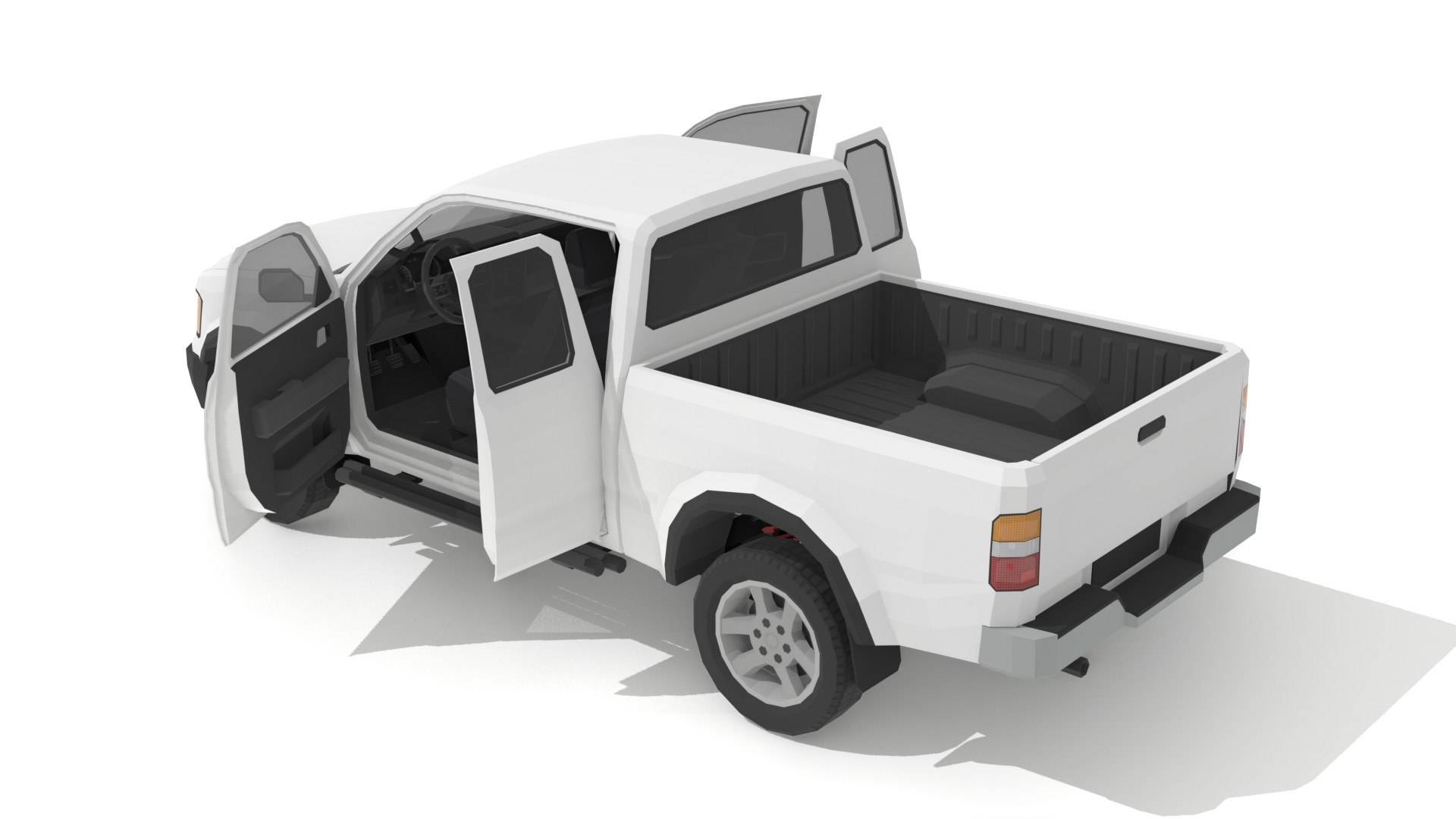 3 Generic low-poly pickups model https://p.turbosquid.com/ts-thumb/jn/Xcibsx/Xw/preview8/jpg/1732819028/1920x1080/fit_q87/3e822efba43241fd49d7ddd06c170932882174cb/preview8.jpg