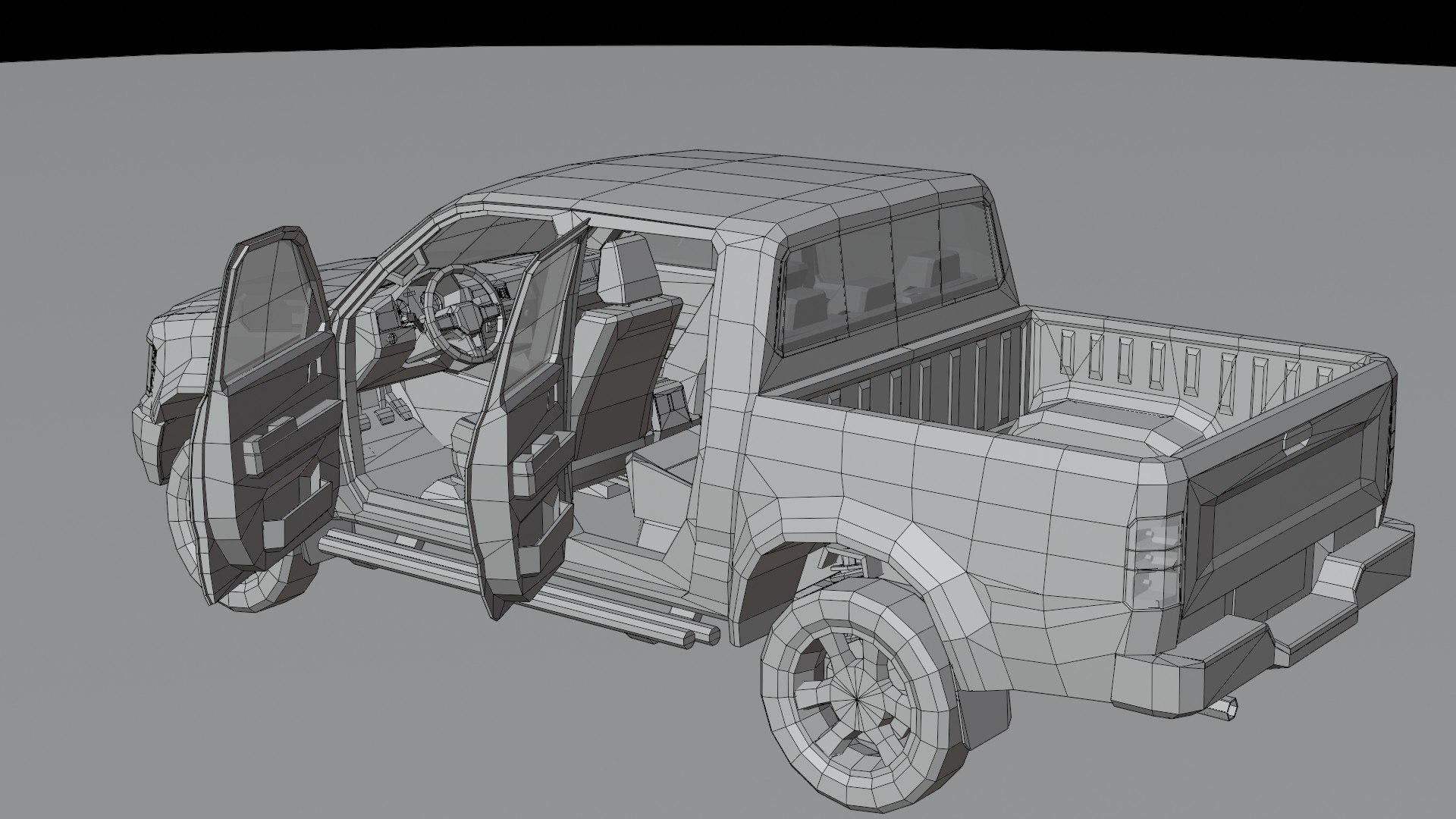 3 Generic low-poly pickups model https://p.turbosquid.com/ts-thumb/jn/Xcibsx/pG/wire2/jpg/1732819040/1920x1080/fit_q87/d5bd5978bbc2ffcba9fdc5ff4b1a19536fa7b5a7/wire2.jpg