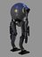 CicleHead Robot Low-poly 3D model