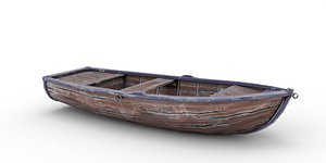 Realistic 3D Boat 3D model