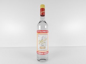 bottle vodka 3D model