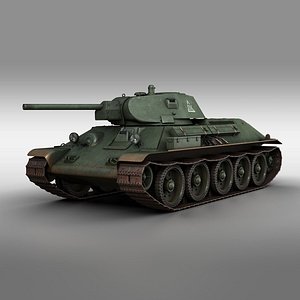 3D t-34-76 - 1941 soviet