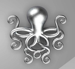 3D octopus model