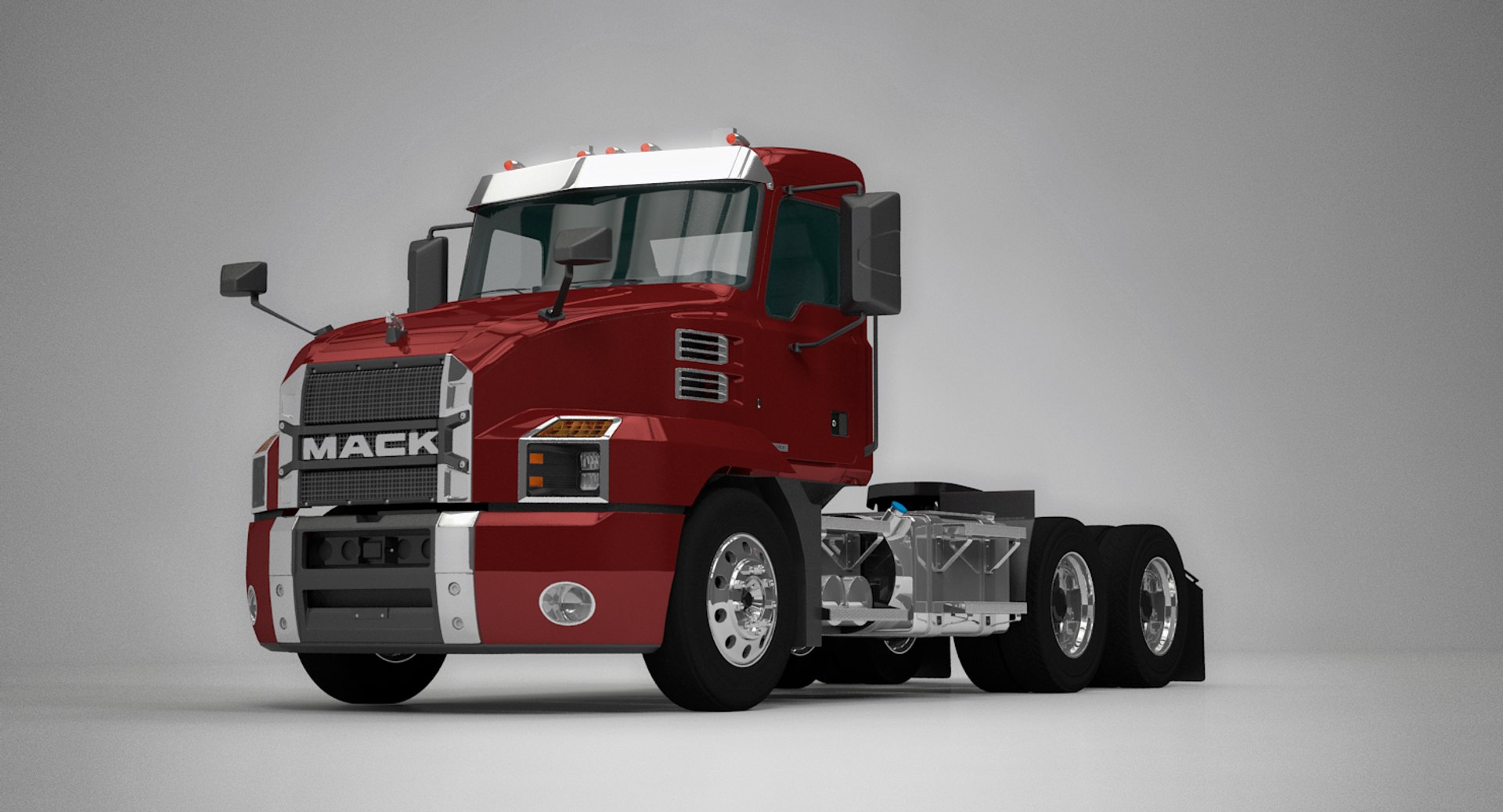 Modellino 1:64 Mack Anthem Day Cab MP8 6x2 – Camion Americano Con Car System