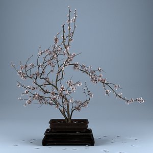 3d ikebana flower model
