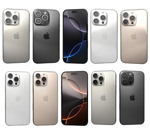 Apple iPhone 16 Pro And 16 Pro Max 3D