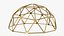 3D model Geodesic Dome V2 Gold