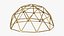 3D model Geodesic Dome V2 Gold