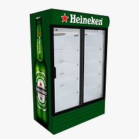 Heineken Fridge Sliding Doors