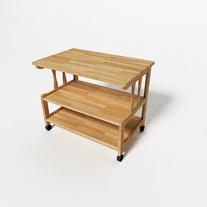 3d office study desk