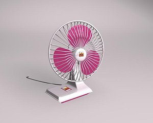 3d model deskfan fan