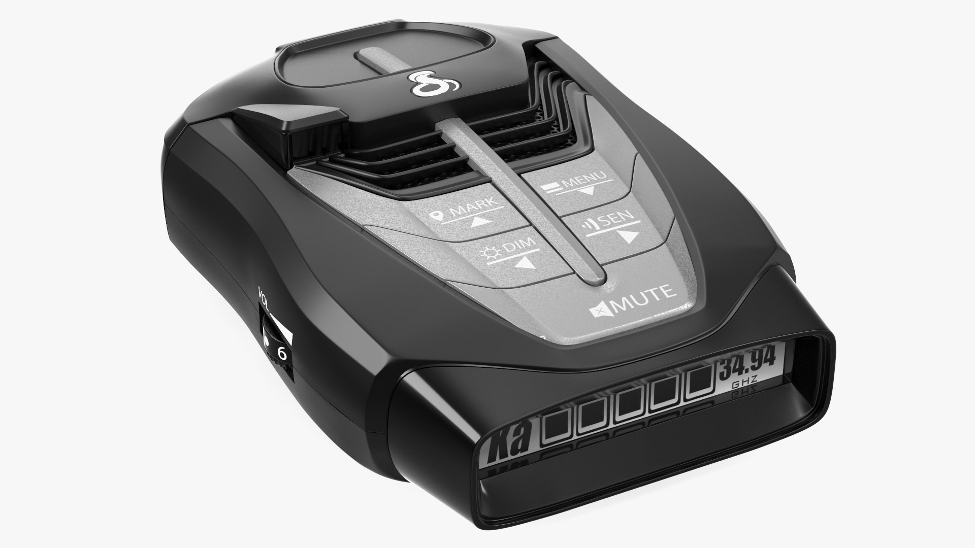 Cobra RAD 480i Laser Radar Detector 3D model preview