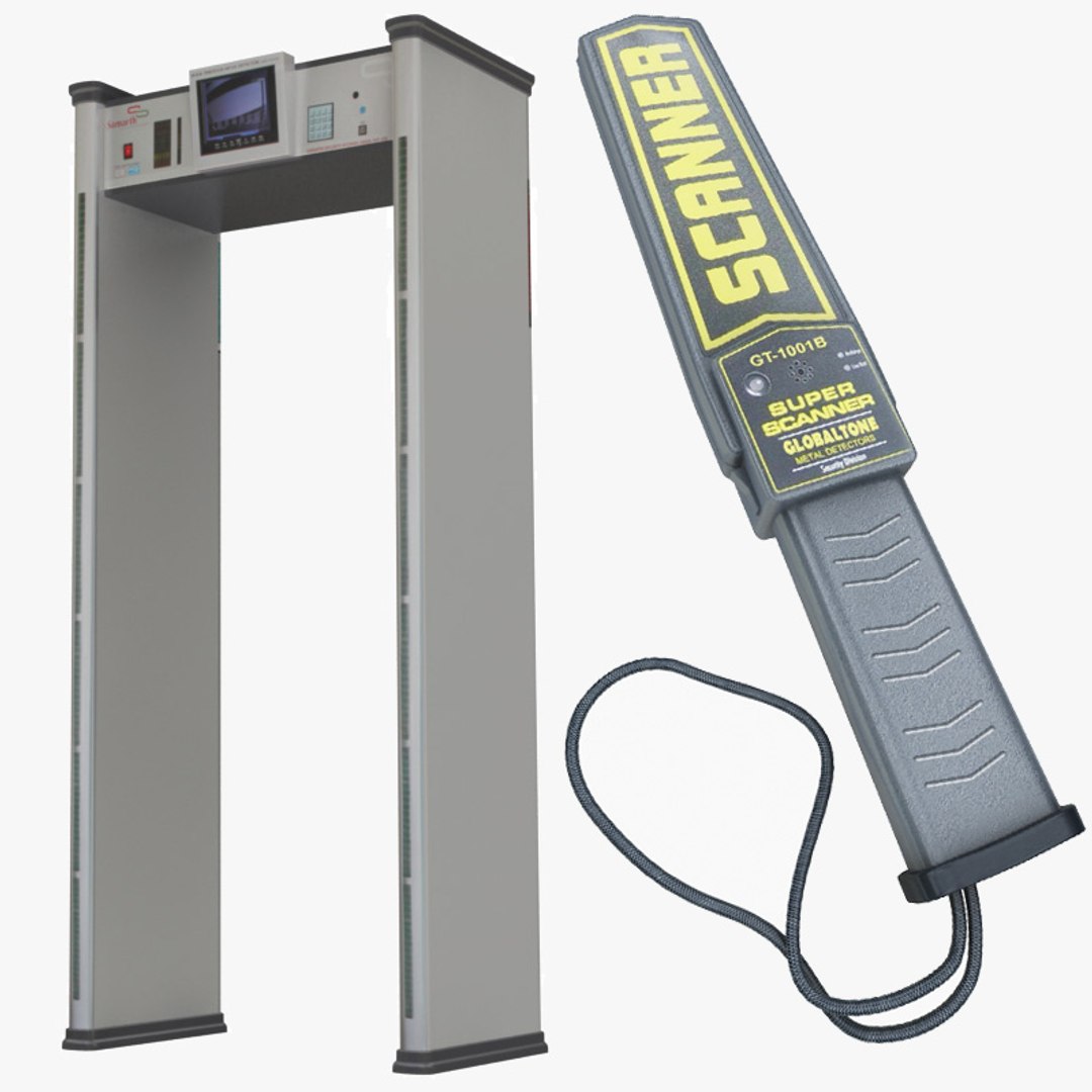 Metal Detector Handheld Body Xray 3D Model TurboSquid 1405812
