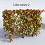 Autumn bushes set