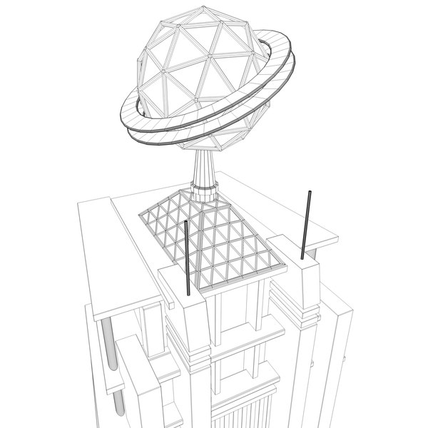 3d newspaper building design model