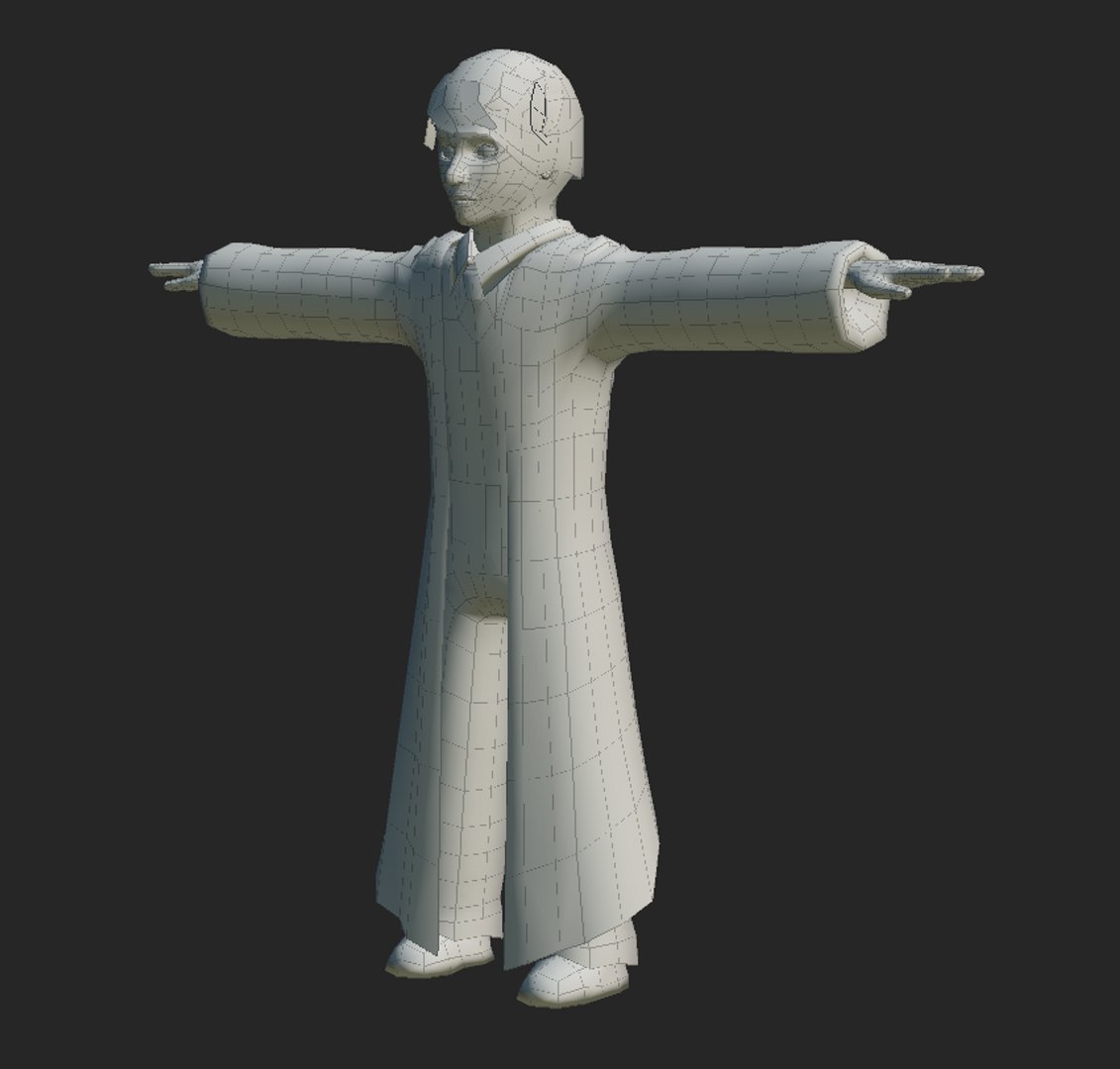 3d Rigged Character Model