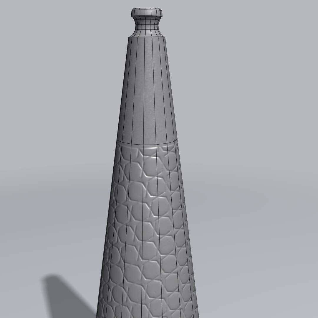 3d Model Plastic Traffic Cone