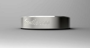 Gentleness Ring Silver 3D model